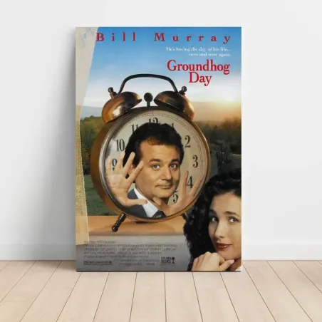 Groundhog Day (1993) Fine Art Movie Poster