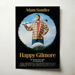 Happy Gilmore (1996) Fine Art Movie Poster