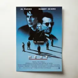 Heat (1995) Fine Art Movie Poster