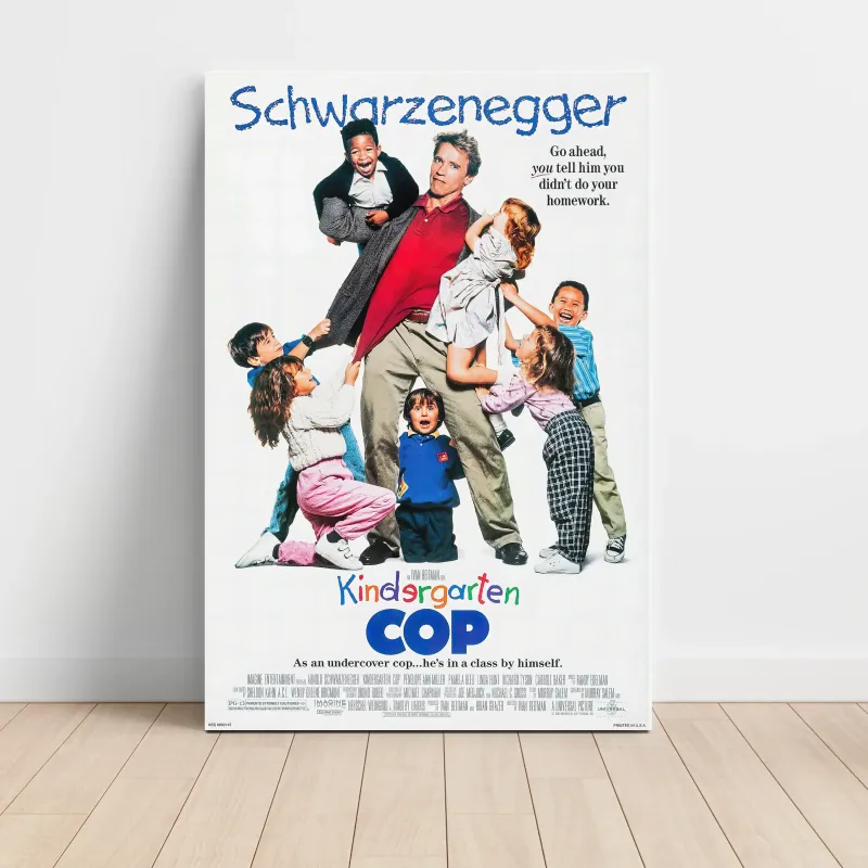 Kindergarten Cop (1990) Fine Art Movie Poster