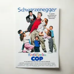 Kindergarten Cop (1990) Fine Art Movie Poster