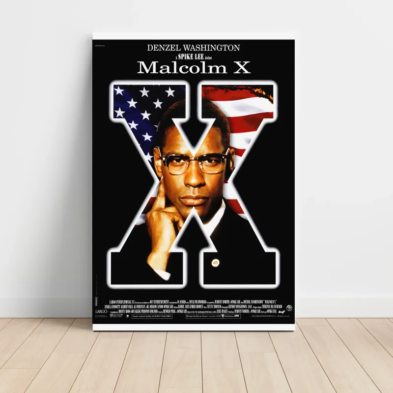 Malcolm X (1992) Fine Art Movie Poster