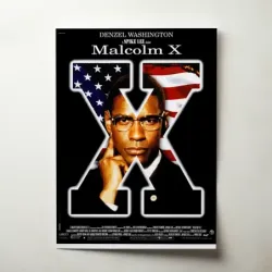Malcolm X (1992) Fine Art Movie Poster