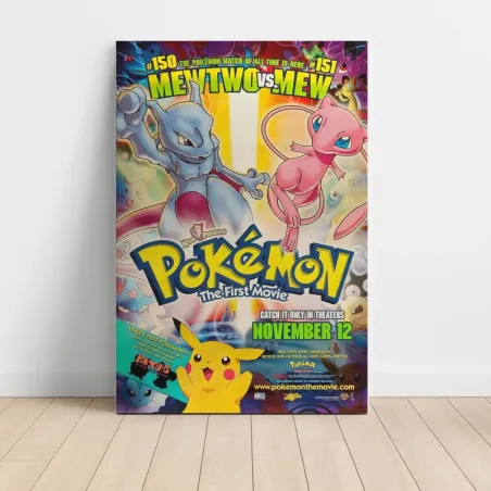 Pokémon: The First Movie (1998) Fine Art Movie Poster