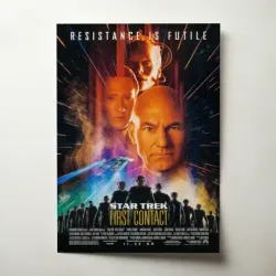 Star Trek: First Contact (1996) Fine Art Movie Poster