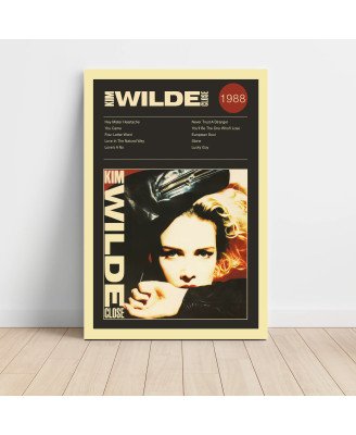 Kim Wilde – Close Fine Art Album Poster Wall Art