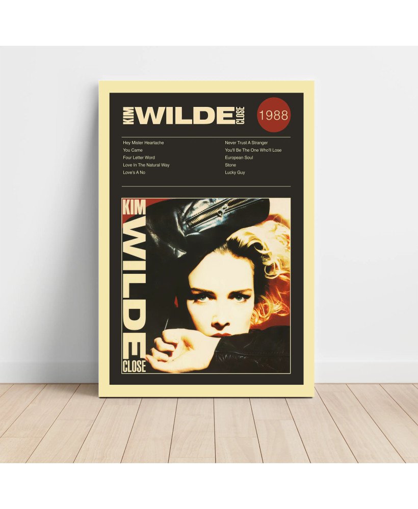Kim Wilde – Close Fine Art Album Poster Wall Art Kim Wilde – Close Fine Art Album Poster Wall Art
