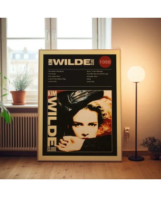 Kim Wilde – Close Fine Art Album Poster Wall Art