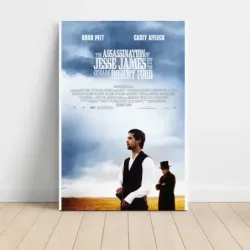 The Assassination of Jesse James by the Coward Robert Ford (2007) Fine Art Movie Poster