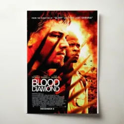 Blood Diamond (2006) Fine Art Movie Poster