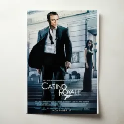 Casino Royale (2006) Fine Art Movie Poster (Design 2)