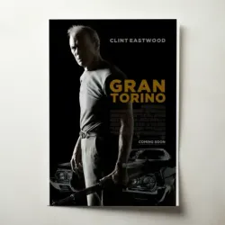 Gran Torino (2008) Fine Art Movie Poster