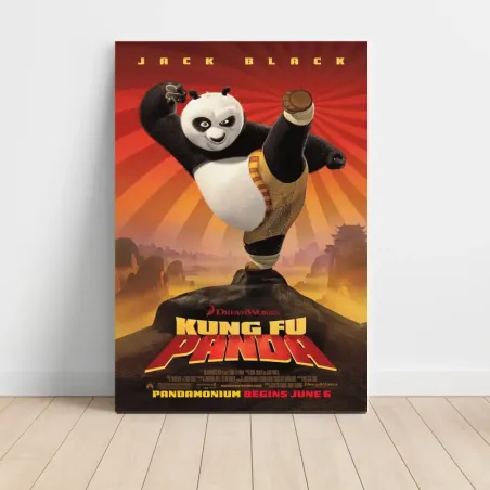 Kung Fu Panda (2008) Fine Art Movie Poster