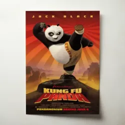 Kung Fu Panda (2008) Fine Art Movie Poster