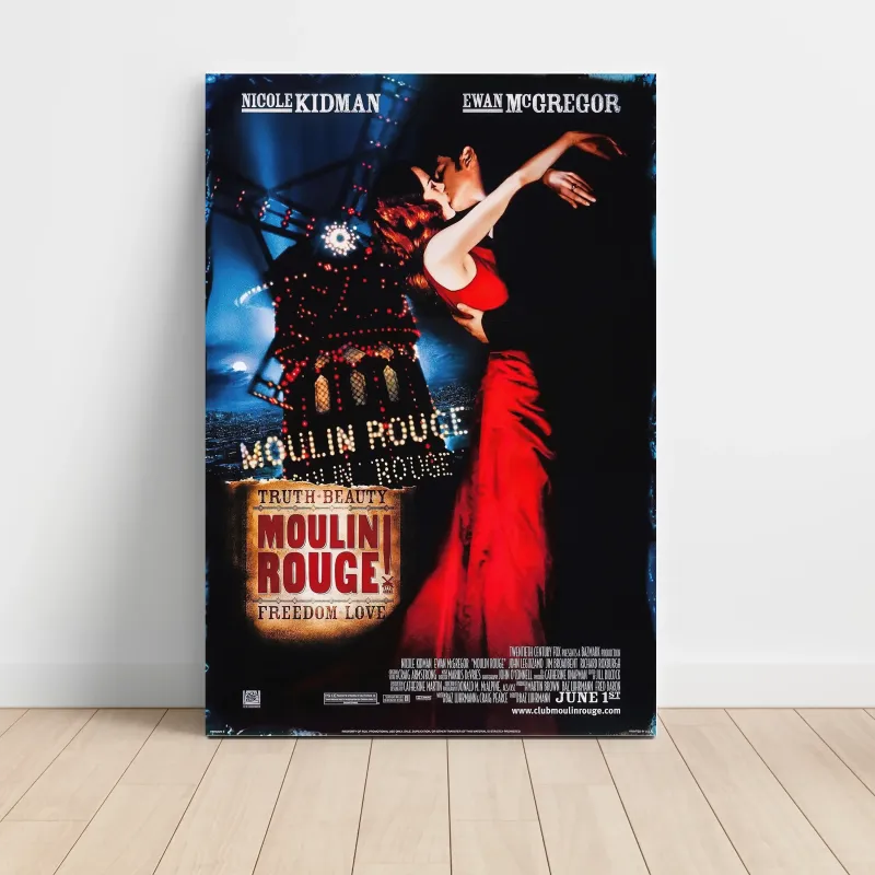 Moulin Rouge! (2001) Fine Art Movie Poster