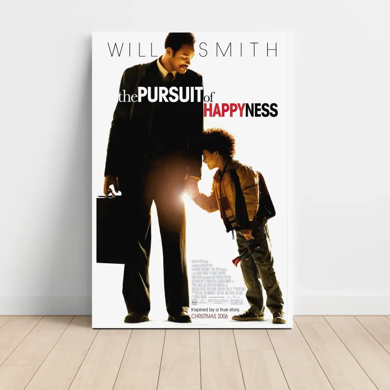 The Pursuit of Happyness (2006) Fine Art Movie Poster