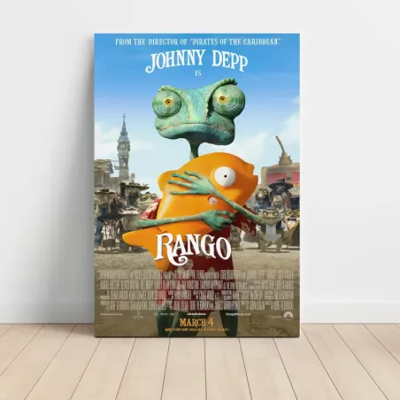 Rango (2011) Fine Art Movie Poster