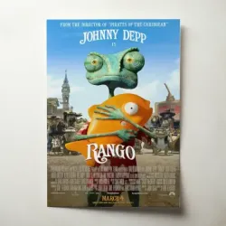 Rango (2011) Fine Art Movie Poster