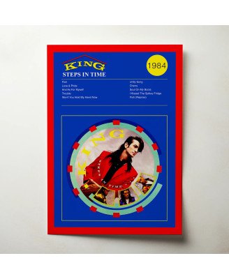 King – Steps In Time Fine Art Album Poster