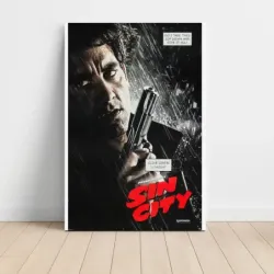 Sin City (2005) Fine Art Movie Poster (Design 3)