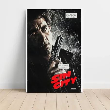 Sin City (2005) Fine Art Movie Poster (Design 3)