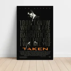 Taken (2008) Fine Art Movie Poster