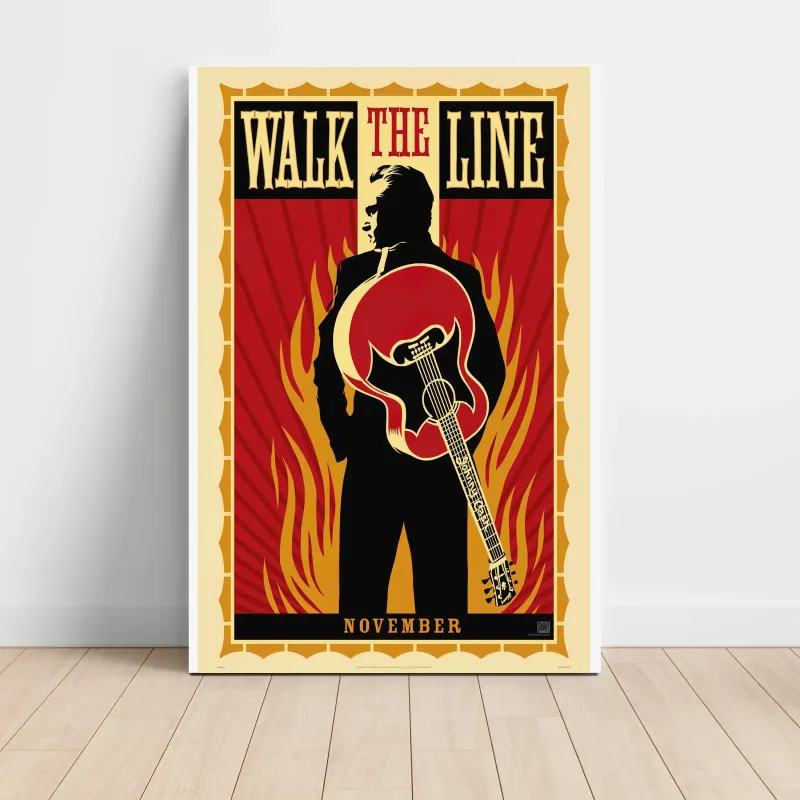 Walk the Line (2005) Fine Art Movie Poster