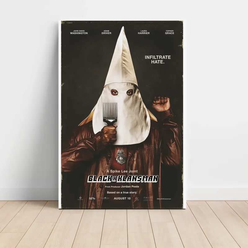 BlacKkKlansman (2018) Fine Art Movie Poster