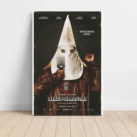 BlacKkKlansman (2018) Fine Art Movie Poster