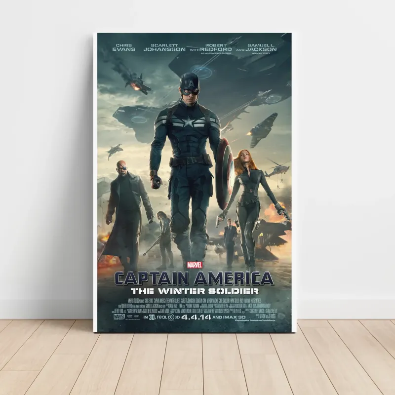 Captain America: The Winter Soldier (2014) Fine Art Movie Poster