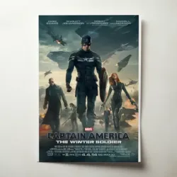 Captain America: The Winter Soldier (2014) Fine Art Movie Poster