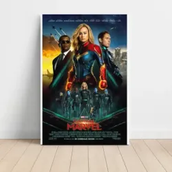 Captain Marvel (2019) Fine Art Movie Poster