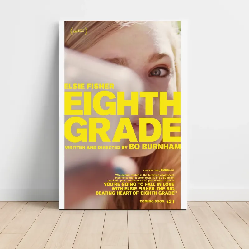 Eighth Grade (2018) Fine Art Movie Poster