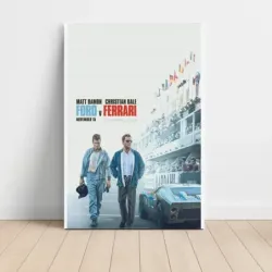 Le Mans '66 (2019) Fine Art Movie Poster