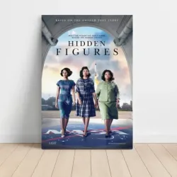 Hidden Figures (2016) Fine Art Movie Poster