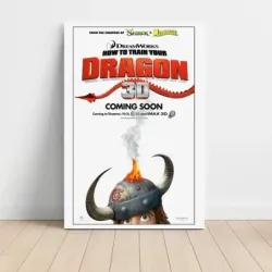 How to Train Your Dragon (2010) Fine Art Movie Poster