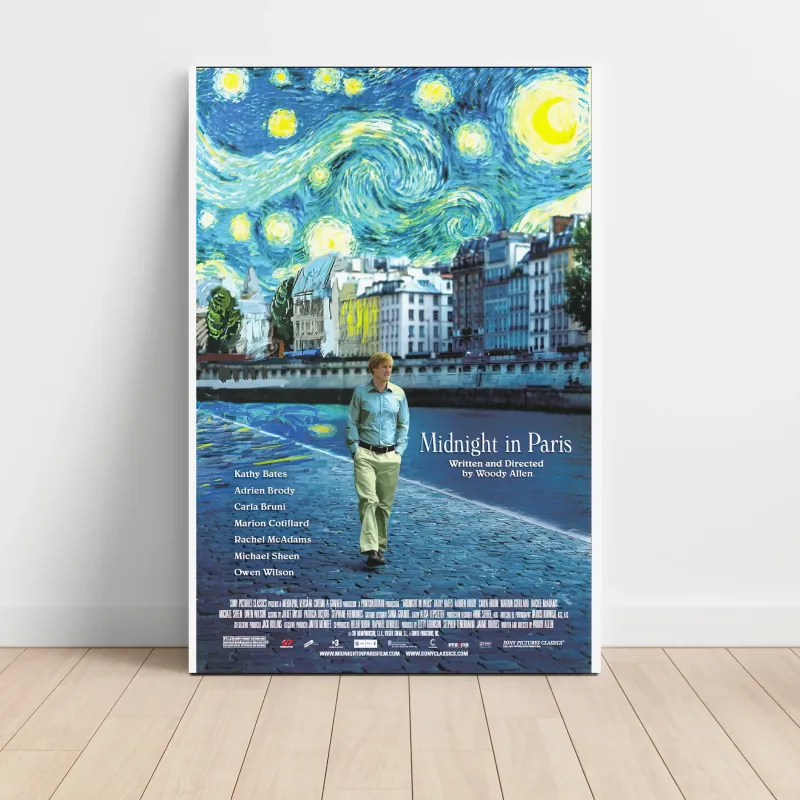 Midnight in Paris (2011) Fine Art Movie Poster