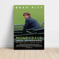 Moneyball (2011) Fine Art Movie Poster