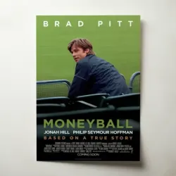 Moneyball (2011) Fine Art Movie Poster