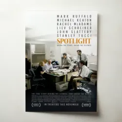 Spotlight (2015) Fine Art Movie Poster