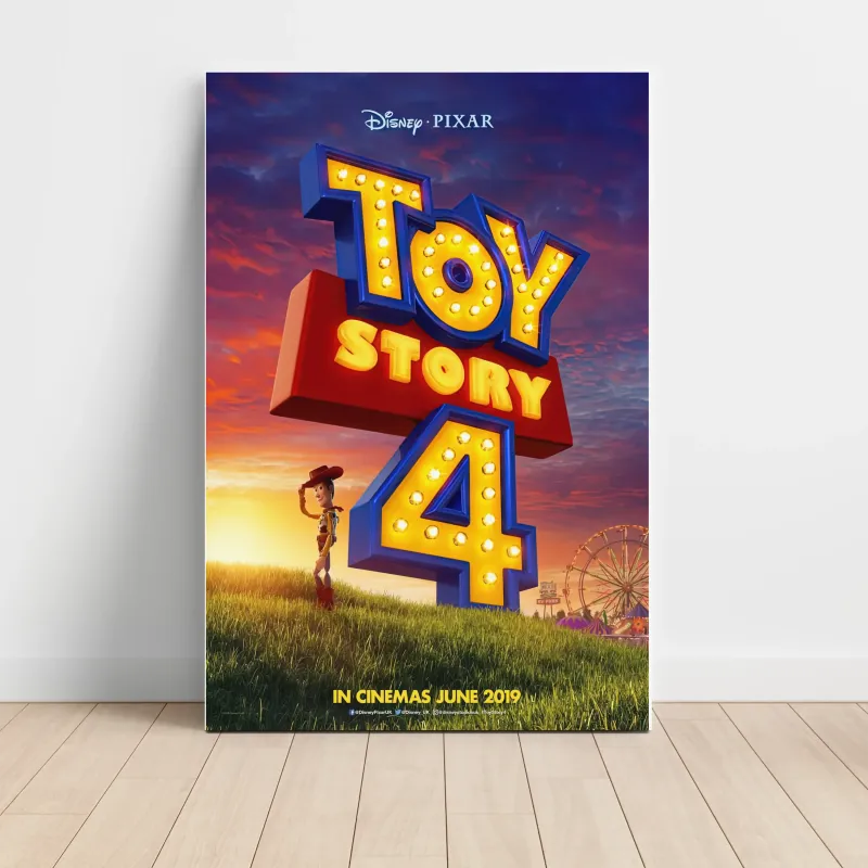 Toy Story 4 (2019) Fine Art Movie Poster