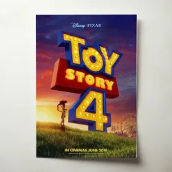 Toy Story 4 (2019) Fine Art Movie Poster