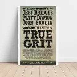 True Grit (2010) Fine Art Movie Poster