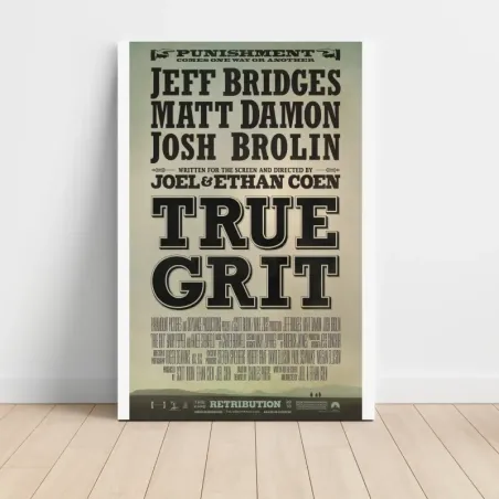 True Grit (2010) Fine Art Movie Poster
