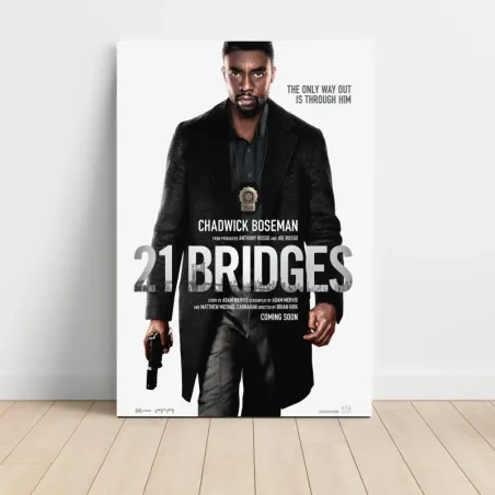 21 Bridges (2019) Fine Art Movie Poster
