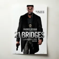 21 Bridges (2019) Fine Art Movie Poster