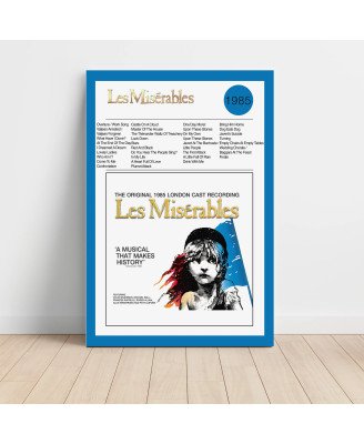 Les Misérables Fine Art Album Poster Wall Art