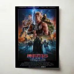 Masters of the Universe (2026) Fine Art Movie Poster