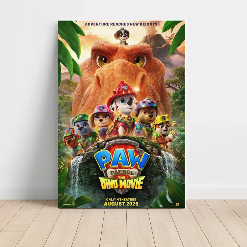 PAW Patrol: The Dino Movie (2026) Fine Art Movie Poster