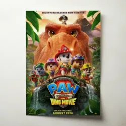 PAW Patrol: The Dino Movie (2026) Fine Art Movie Poster